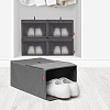 Изображение товара Набор коробок текстильных для хранения обуви, 23х34х16 см, 2 шт.