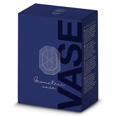 картинка Ваза Geometric, 16 см, оранжевая от магазина Одежда+