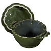 Изображение товара Кокот Staub, Артишок, 12,5 см, темно-зеленый