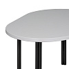 Изображение товара Столик кофейный Ror, 75х50 см, черный/серый