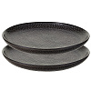 Изображение товара Набор обеденных тарелок Dots, Ø26 см, черные, 2 шт.