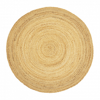 Изображение товара Ковер из джута круглый базовый из коллекции Ethnic, 90см