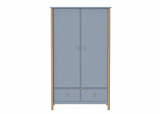Шкаф 2-х створчатый Classic, 110х57х191 см, серый