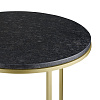 Изображение товара Набор из 2-х кофейных столиков Hans, Ø40 см и Ø50 см, черный мрамор