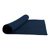 Изображение товара Дорожка на стол из умягченного льна темно-синего цвета Essential, 45х150 см