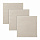Набор салфеток из микрофибры Cozy Clean, 30х30 см, бежевые, 3 шт.
