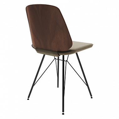 Стул E9.6, FiberGuard, орех/светло-бежевый, анонс элемента