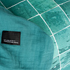 Изображение товара Комплект постельного белья Плитка бирюзовая, полутораспальный