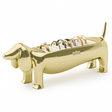 картинка Держатель для колец Dachsie, латунь от магазина Одежда+