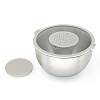Изображение товара Набор стальных мисок Balance с крышками и терками, 1,5 л/3 л/ 5 л
