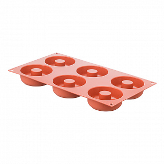 Изображение товара Форма силиконовая для приготовления пончиков Donuts, Ø7,5 см