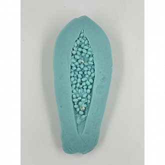 Свеча ароматическая Папайя, 5 см, голубая