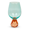 Изображение товара Бокал для вина Anversa, голубой/персиковый