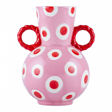 картинка Ваза Розалия, Танцующие точки, 19,5 см от магазина Одежда+