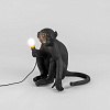 Изображение товара Светильник Monkey Lamp Sitting, черный