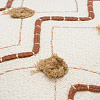 Изображение товара Подушка декоративная с кисточками и вышивкой Geometry из коллекции Ethnic, 45х45 см