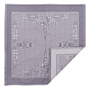 Изображение товара Салфетка из хлопка фиолетово-серого цвета с рисунком Щелкунчик, New Year Essential, 53х53см