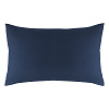 Изображение товара Комплект постельного белья из премиального сатина темно-синего цвета из коллекции Essential, 150х200 см