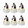 Набор декоративных свечей Festive snowman из коллекции New Year Essential, 6 шт.