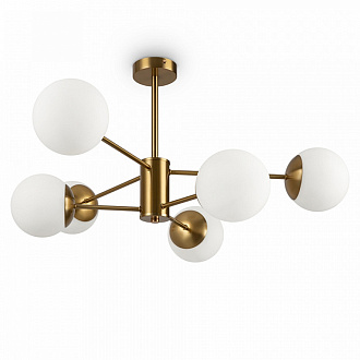 Изображение товара Светильник подвесной Modern, Sonder, 6 ламп, Ø79х40 см, латунь