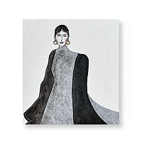 Изображение товара Картина графическая «Вуалью», 20х20 см