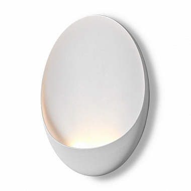 картинка Светильник настенный LED, Clam, Ø20 см, белый от магазина Одежда+