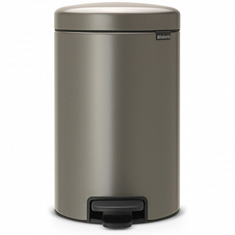 Бак для мусора Brabantia, newIcon, 12 л, платиновый серый