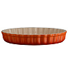 Изображение товара Форма рифленая для выпечки Le Creuset, каменная керамика, Ø28 см, оранжевая