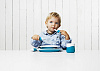 Изображение товара Набор столовый детский, голубой
