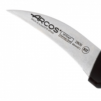 Изображение товара Нож кухонный для чистки Universal, 6 см, черная рукоятка