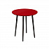 Стол обеденный Спутник, Ø70х74 см, красный