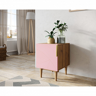 Изображение товара Тумба Line, 40х35х50 см, розовая