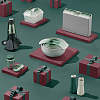Изображение товара Набор кухонных инструментов Elevate Carousel, зеленый, 6 пред.
