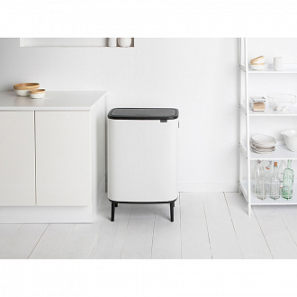 Изображение товара Бак для мусора Brabantia, Touch Bin Bo Hi, 60 л, белый