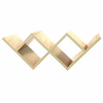 Изображение товара Полка книжная Woo Shelf, 81х30х31 см, дуб/охра