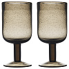 Изображение товара Набор бокалов для вина Flowi, 410 мл, серые, 2 шт.