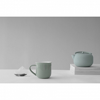 Изображение товара Набор чайных кружек Minima, 380 мл, зеленый, 2 шт.