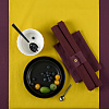 Изображение товара Дорожка на стол горчичного цвета из коллекции Wild, 45х150 см