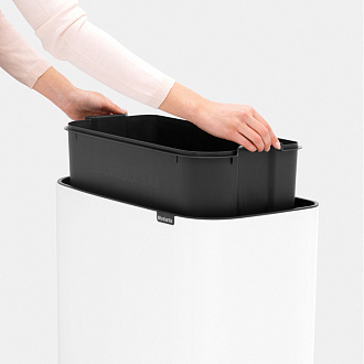 Изображение товара Бак для мусора Brabantia, Touch Bin Bo, 36 л, белый