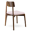 Изображение товара Набор из 2 стульев Aska, рогожка, орех/розовый