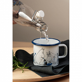 Изображение товара Кружка эмалированная Moomin, Черника, 370 мл