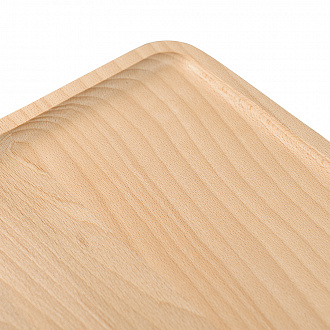 Изображение товара Поднос деревянный квадратный Bernt, 20х20 см, бук