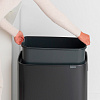 Изображение товара Бак для мусора Brabantia, Bo, Touch Bin, 60 л, черный матовый