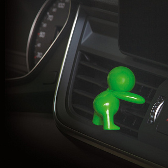 Изображение товара Ароматизатор для автомобиля Цитрус, 4х3х5 см, зеленый