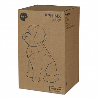 Изображение товара Ваза Sphinx Dog, 23 см, синяя