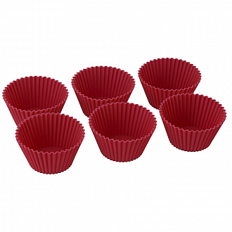 Изображение товара Набор силиконовых форм для приготовления кексов Cupcake, ø6,8 см, 6 шт.