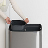 Изображение товара Бак для мусора Brabantia, Bo, Touch Bin, 2х30 л, стальной матовый