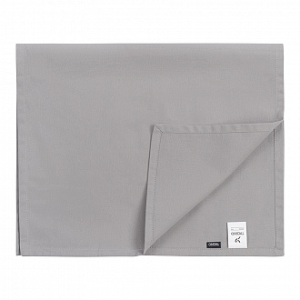 Изображение товара Дорожка на стол из хлопка серого цвета из коллекции Essential, 45х150 см
