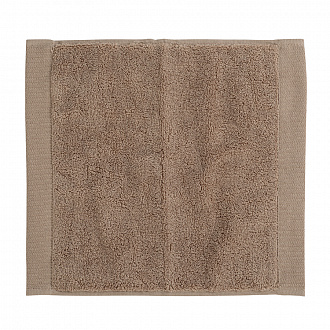 Изображение товара Полотенце для лица коричневого цвета из коллекции Essential, 30х30 см