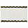 Коврик для ванной с кантом оливкового цвета из коллекции Trendy Ruffles, 50x80 см